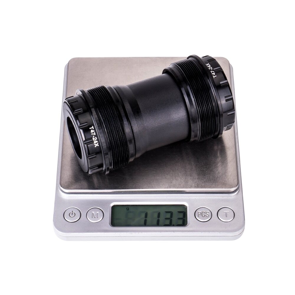 Bicycle T47 Bottom Bracket Sealed Bearing Thread Bike BB for 24 29 30mm Crankset