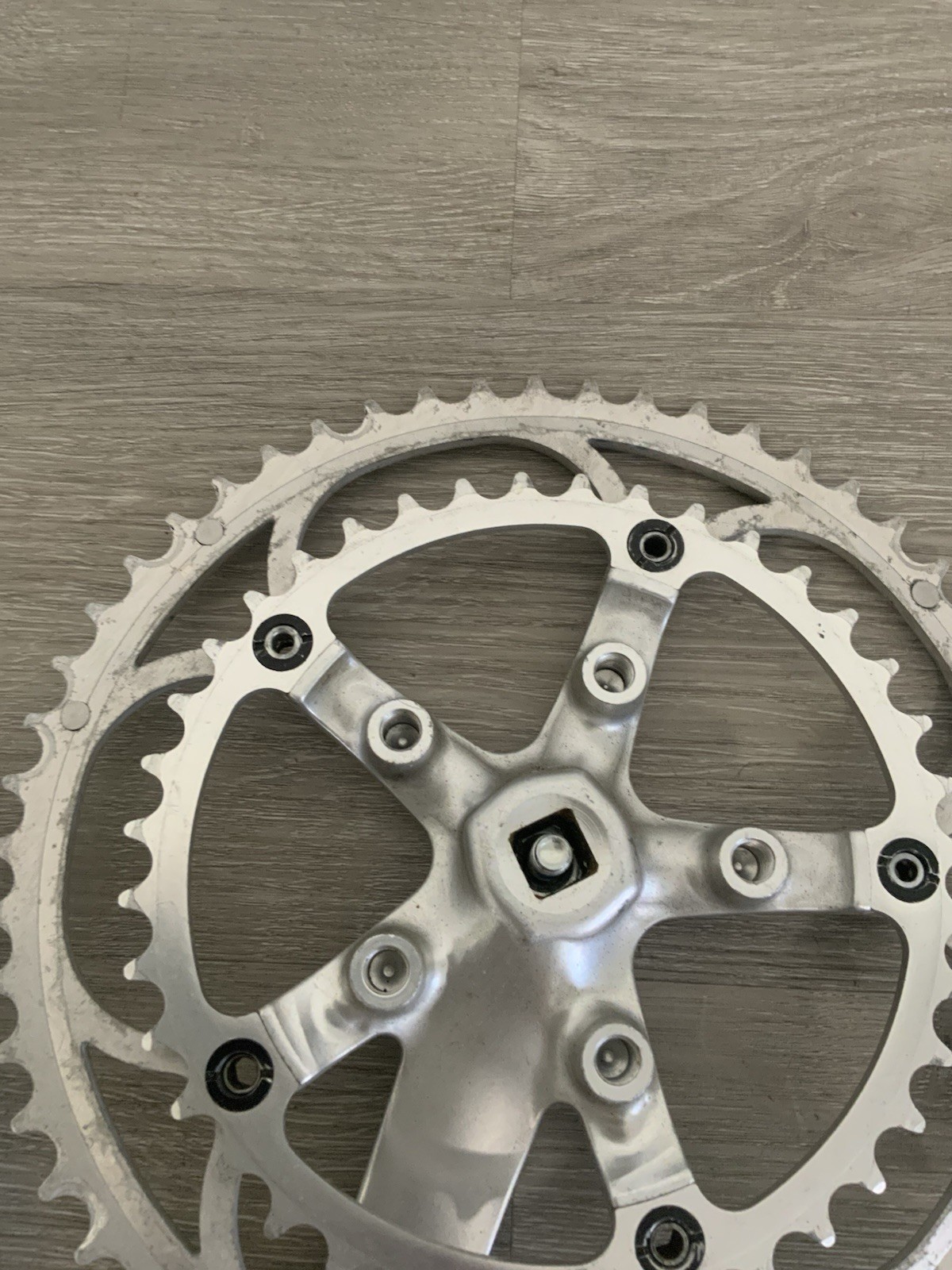 CAMPAGNOLO VELOCE CRANKSET DOUBLE 53-39TOOTH 175 MM ARM LENGTH ROOM FOR 3 RINGS