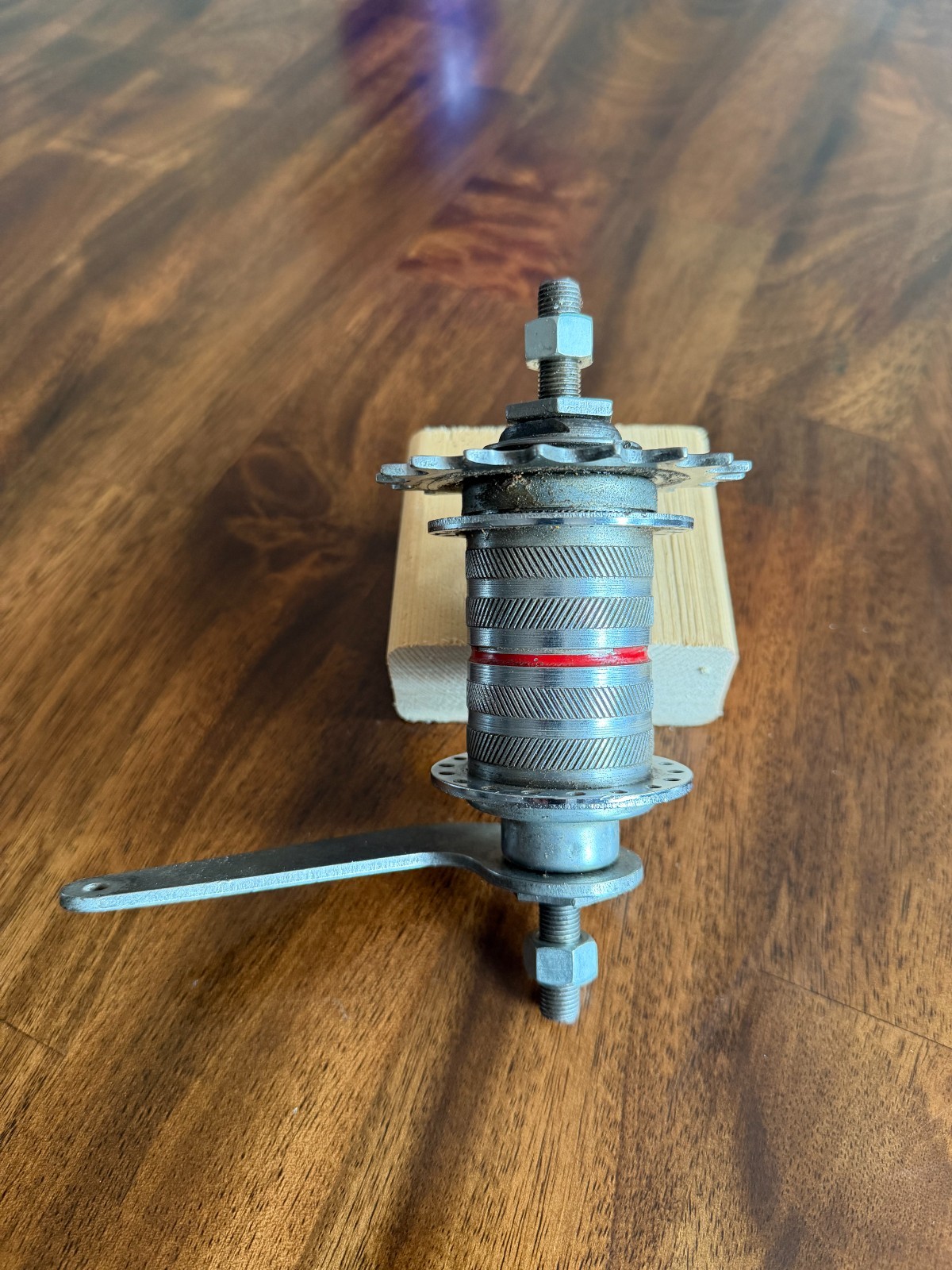 Old School Bendix Red Stripe 36h Rear Coaster Brake Hub