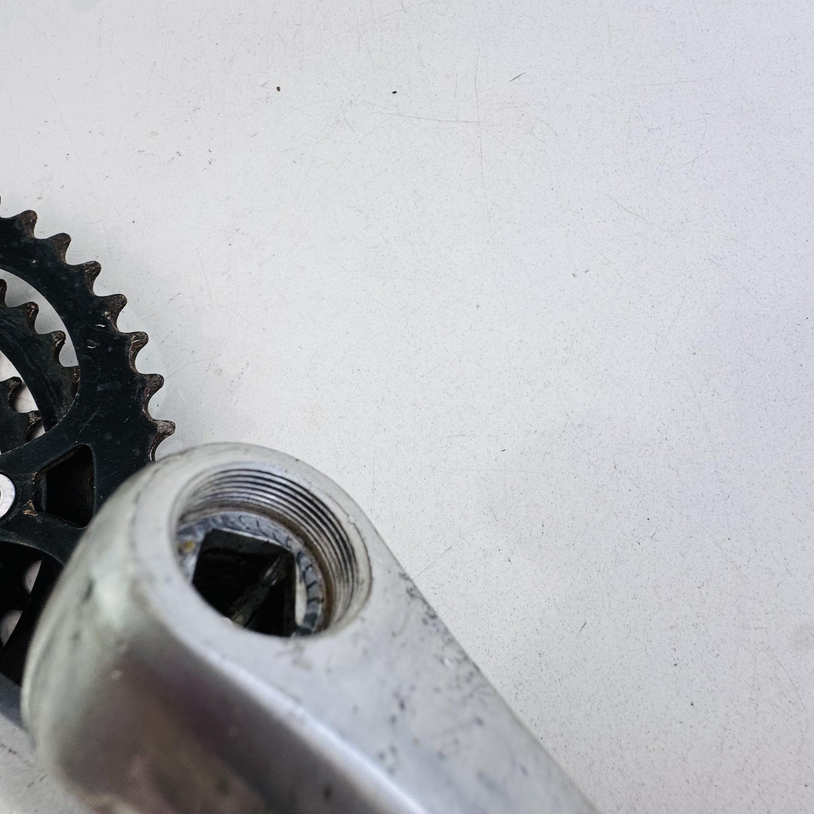 Vintage Sakae SX Triple Crankset 175mm 48/36/28T 110 BCD Silver MTB Bike A36