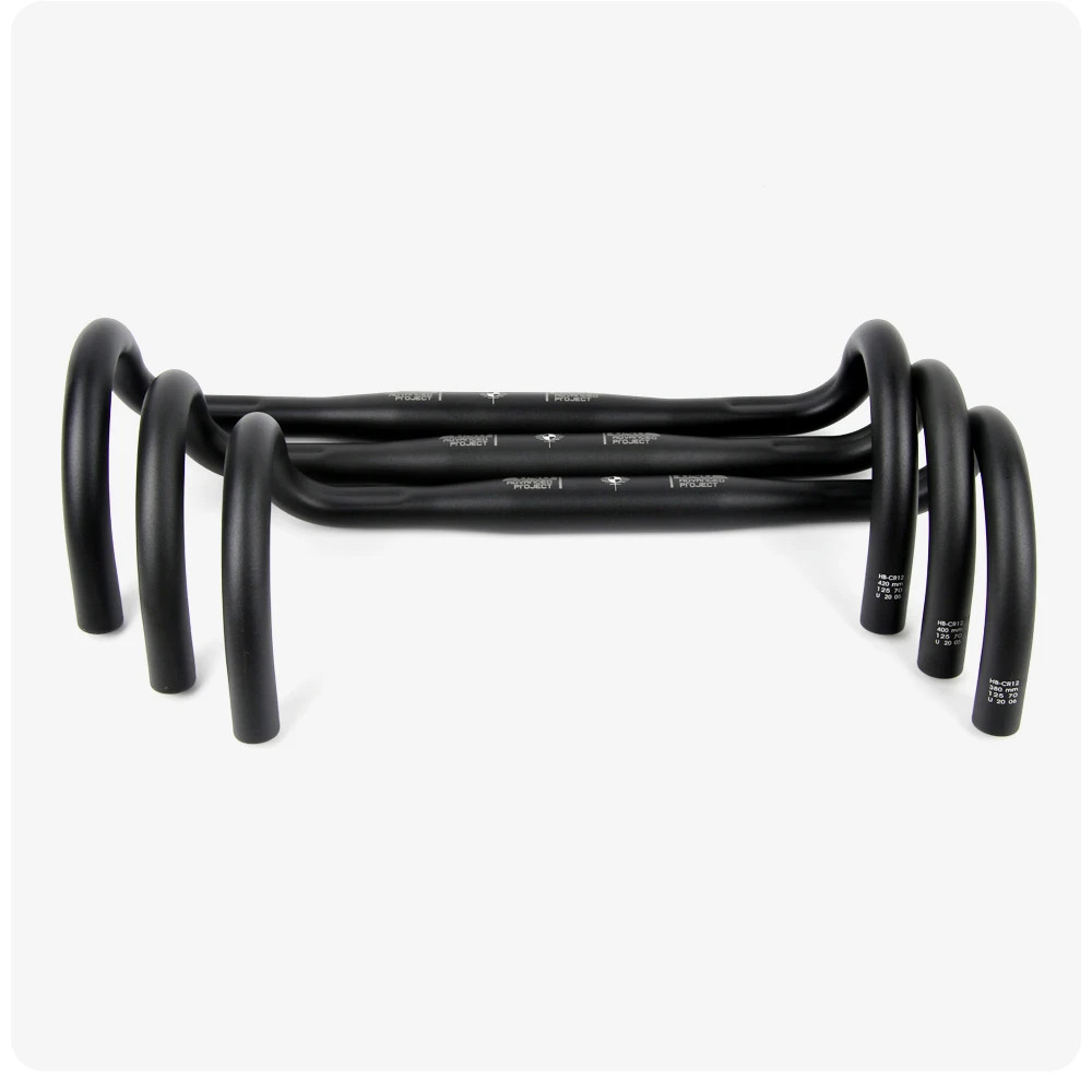 UltraLight Road Bike Handlebar Bent Bar 25.4/31.8MM 360/380/400/420/440/460MM