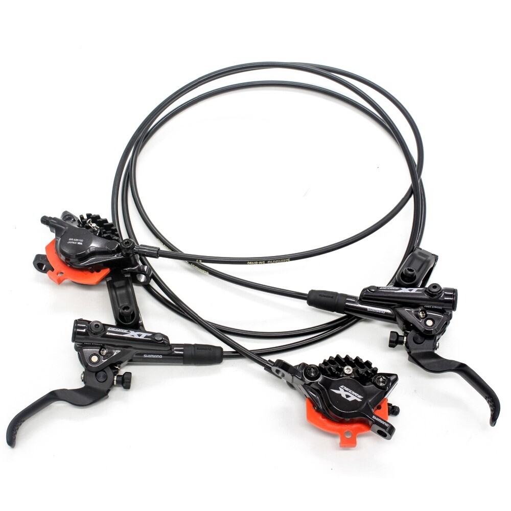 New Shimano XT M8100 MTB Disc Brake Set Front&Rear RT86/MT800 Rotors Optional