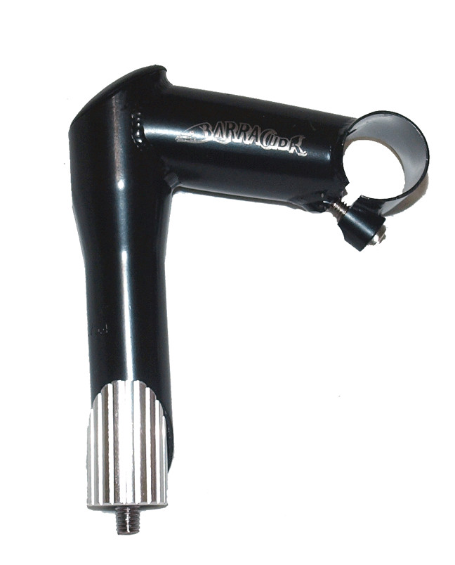 Barracuda Chromoly Stem 80mm x 25.4mm Quill Stem / Black NEW!