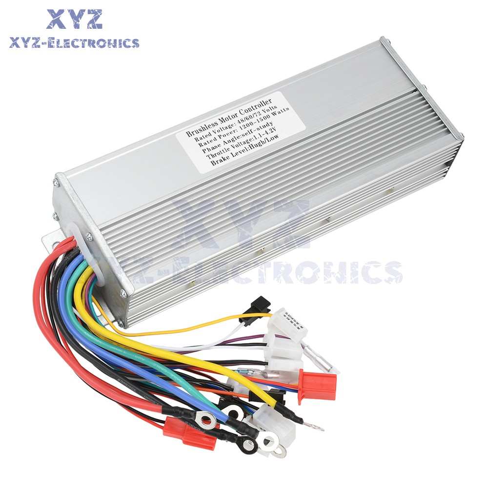 Brushless Controller 36V48V60V64V72V 350W 500W-1500W 5000W for Electric Bicycle