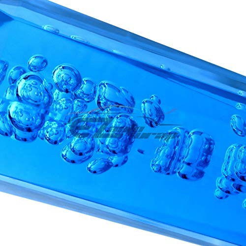 Shift Knob Stick Crystal Transparent Bubble Throw Gear Shifter 20cm Blue
