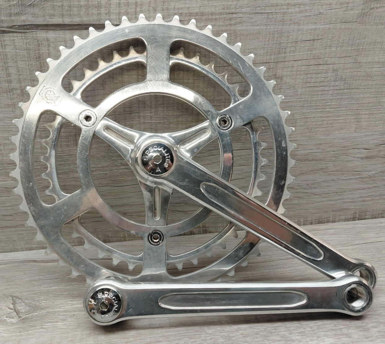 Vintage Specialties TA 3-Arm Crank-Set 170 mm 52/42 T Double Road Bike France