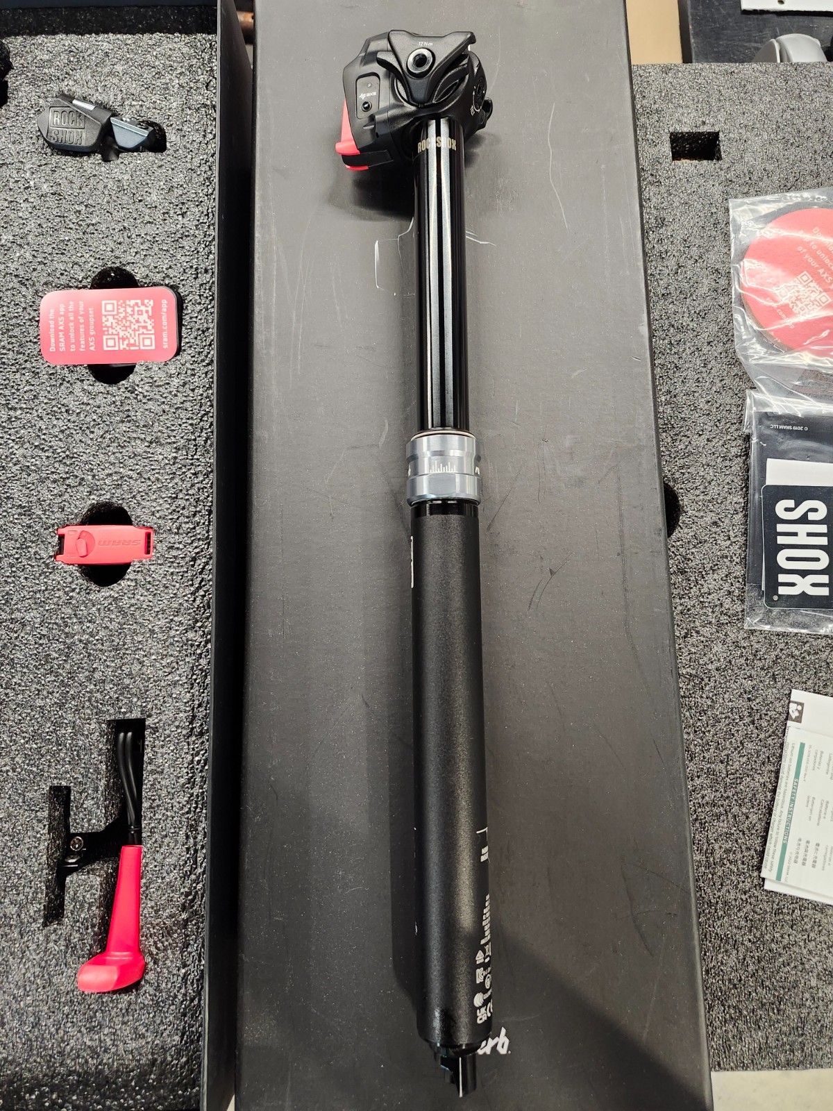 Rockshox Reverb Axs Dropper Seatpost 31.6Mm Travel 150Mm Offset 0Mm Remote Left