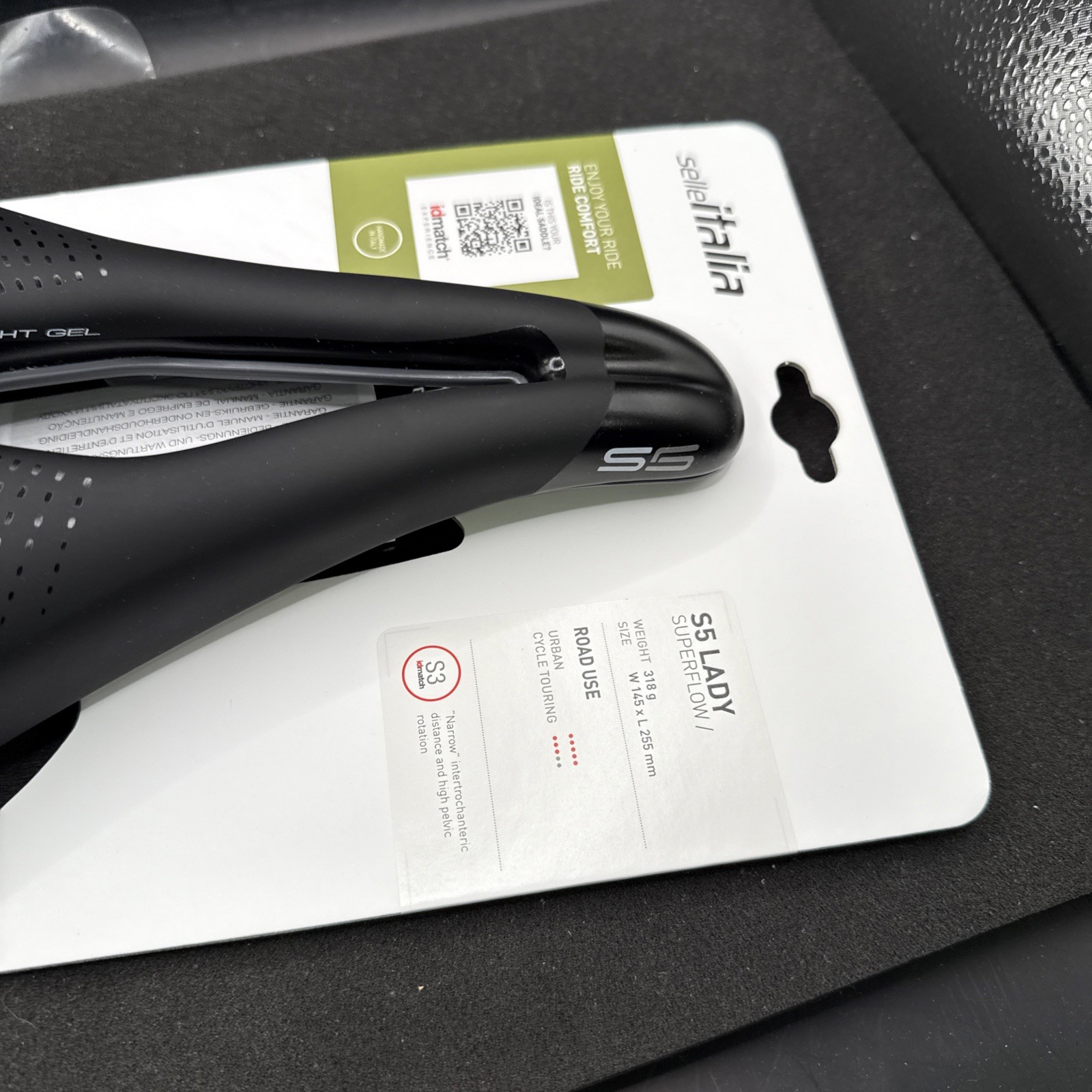 Selle Italia S5 Lady Superflow Cycling Saddle Seat 145mm Width (9419-27)