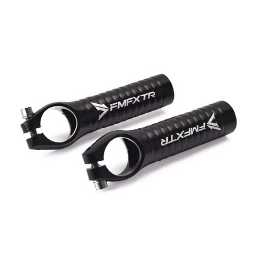 Bicycle Handlebar Ends, 22.2 mm, Aluminum, Black, Mountain Bike, Road Bike,