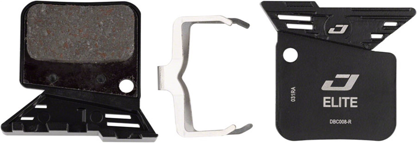 Jagwire Elite Cooling Disc Brake Pad – Semi-Metallic, Aluminum Backed, Fits SRAM