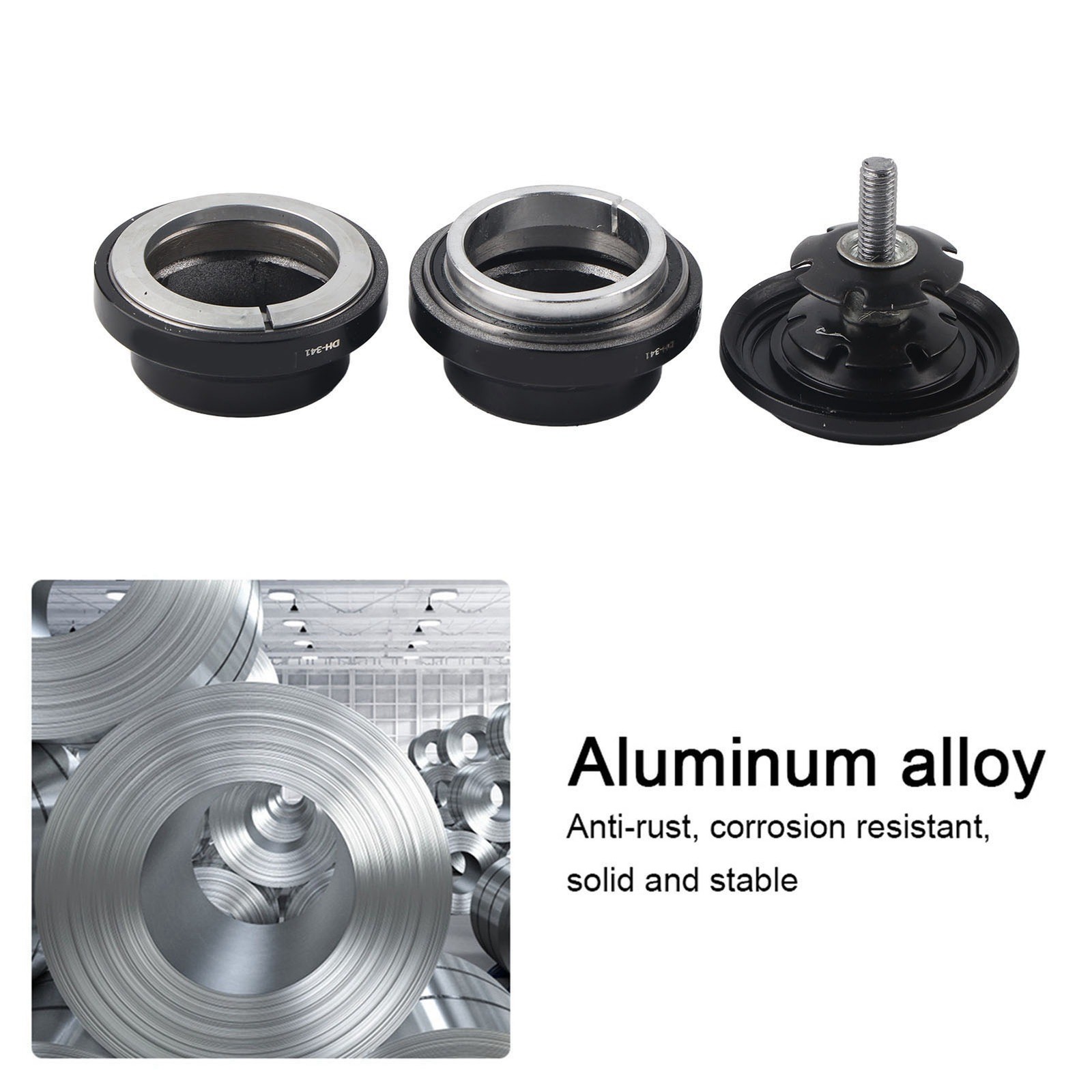 Aluminum Alloy 34mm Bicycle Bike Headset For 28.6mm Straight Steerer Fork