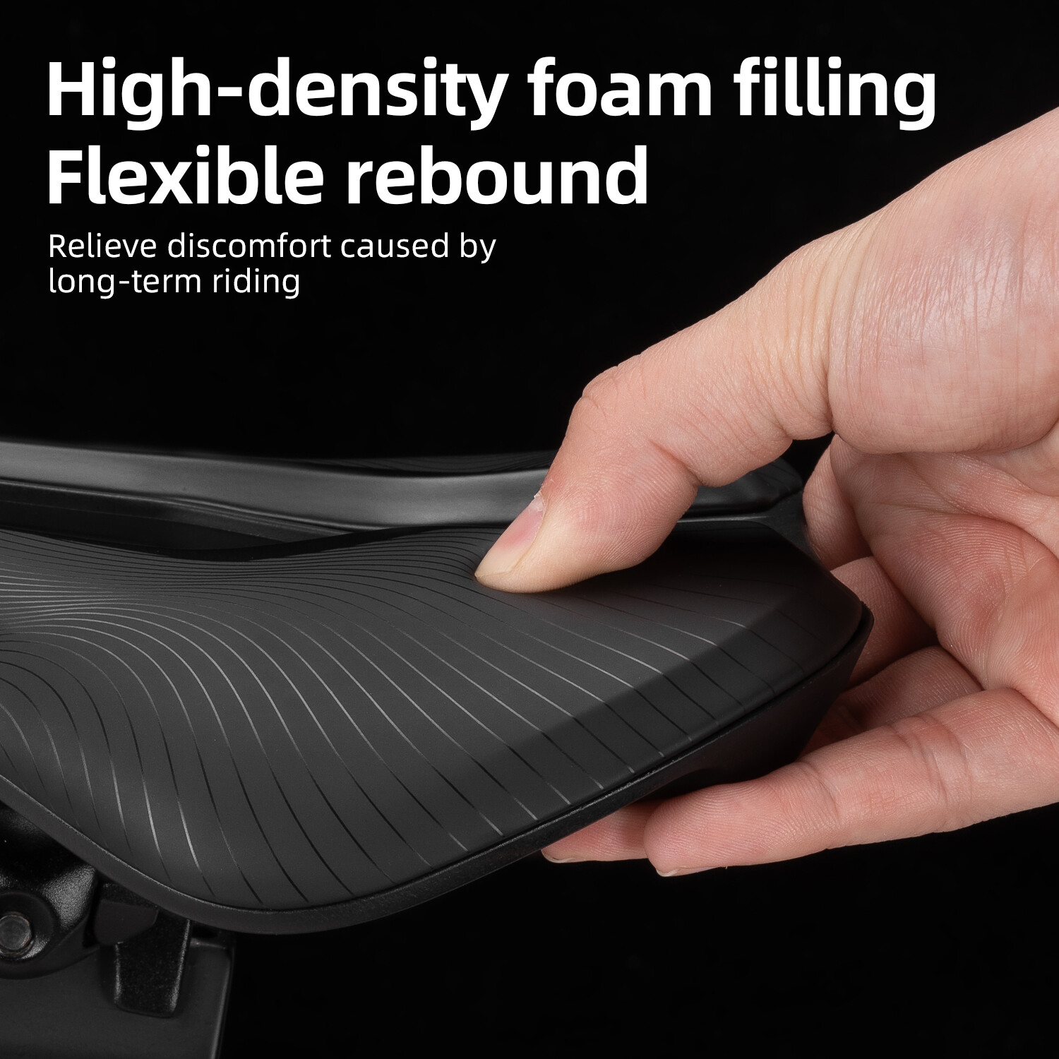 ROCKBROS Bike Seat Waterproof Ergonomic Design Comfortable Soft Bicycle Cushion