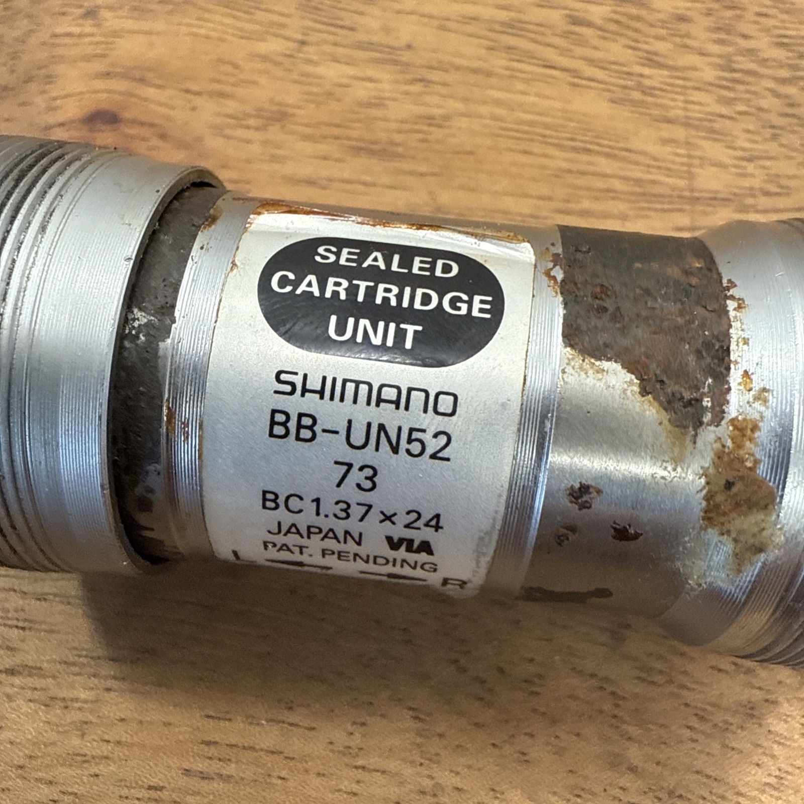 Shimano Deore BB-UN52 Bottom Bracket Square Taper 73mm Shell 109mm