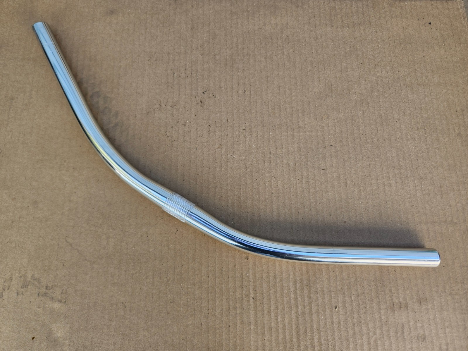 YC-A270 Aluminum Curved Hybrid Cruiser Bike Flat Bars 58cm x 25.4mm Silver
