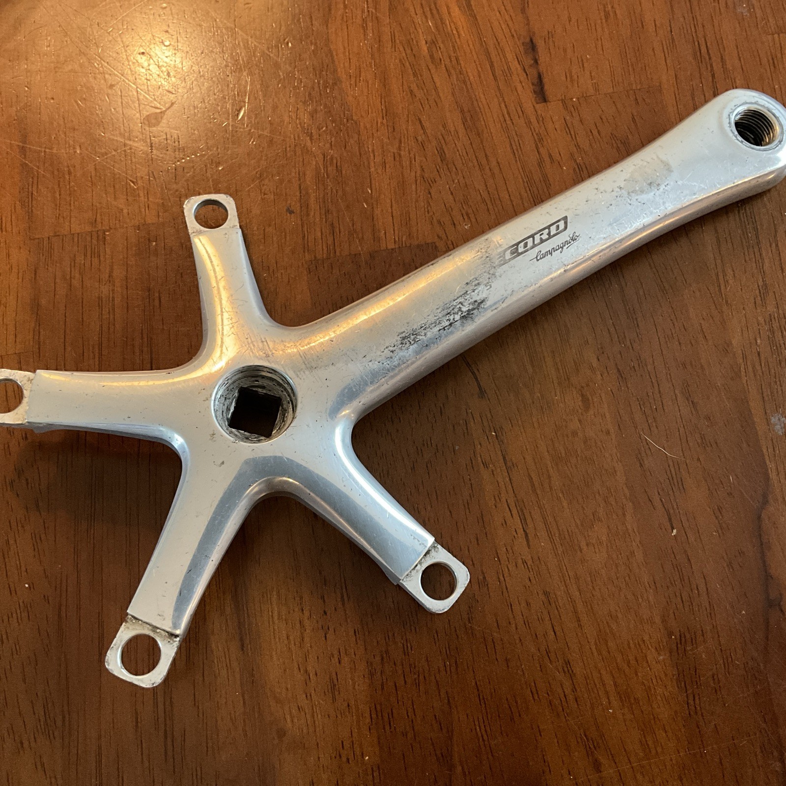Vintage Campagnolo Record Crankarm – Right Side Only – 175mm – 135 BCD – Used