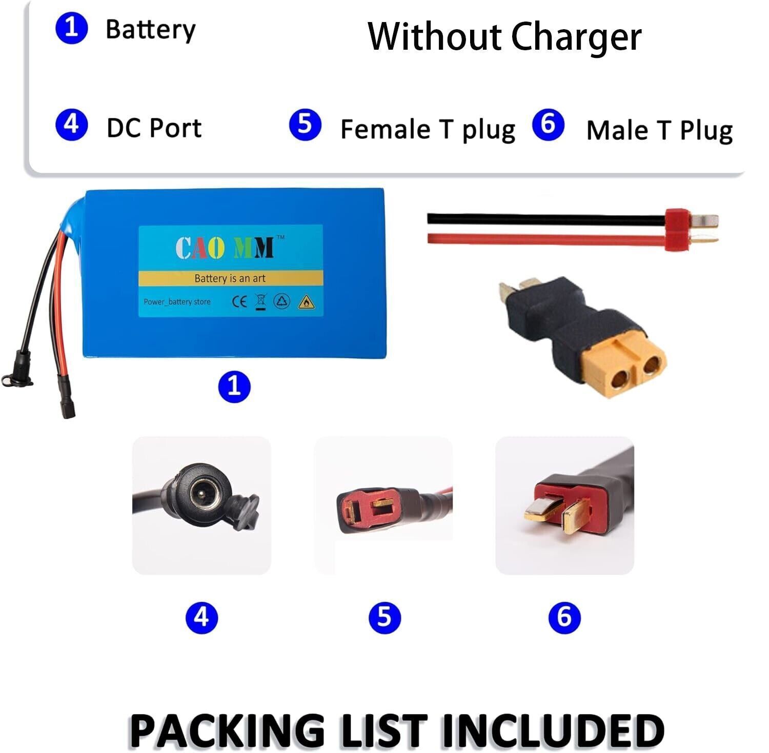 Li-ion EBIKE Battery 36V 14Ah for 200W-1000W Electric Motor Bicycles & 30A BMS