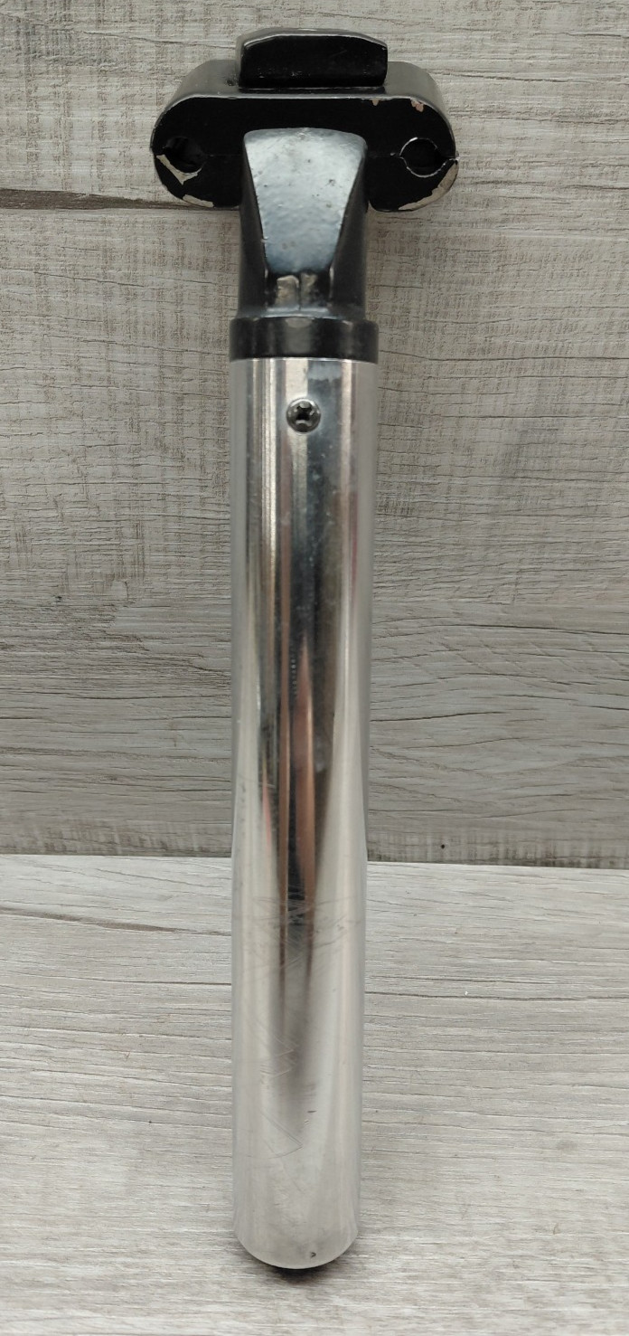 Vintage Kalloy Alloy Micro Adjust 27.2mm 220 mm Bicycle Seatpost Black, Silver