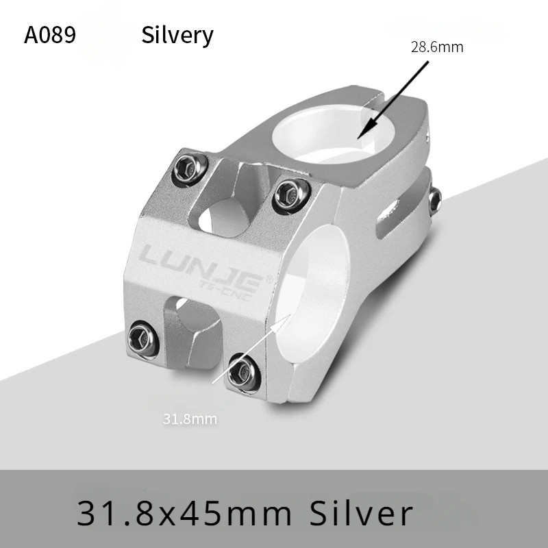 Bicycle Handlebar Stem MTB Power Short 45Mm Mountain Bike Bridge 25.4/31.8Mm Pip
