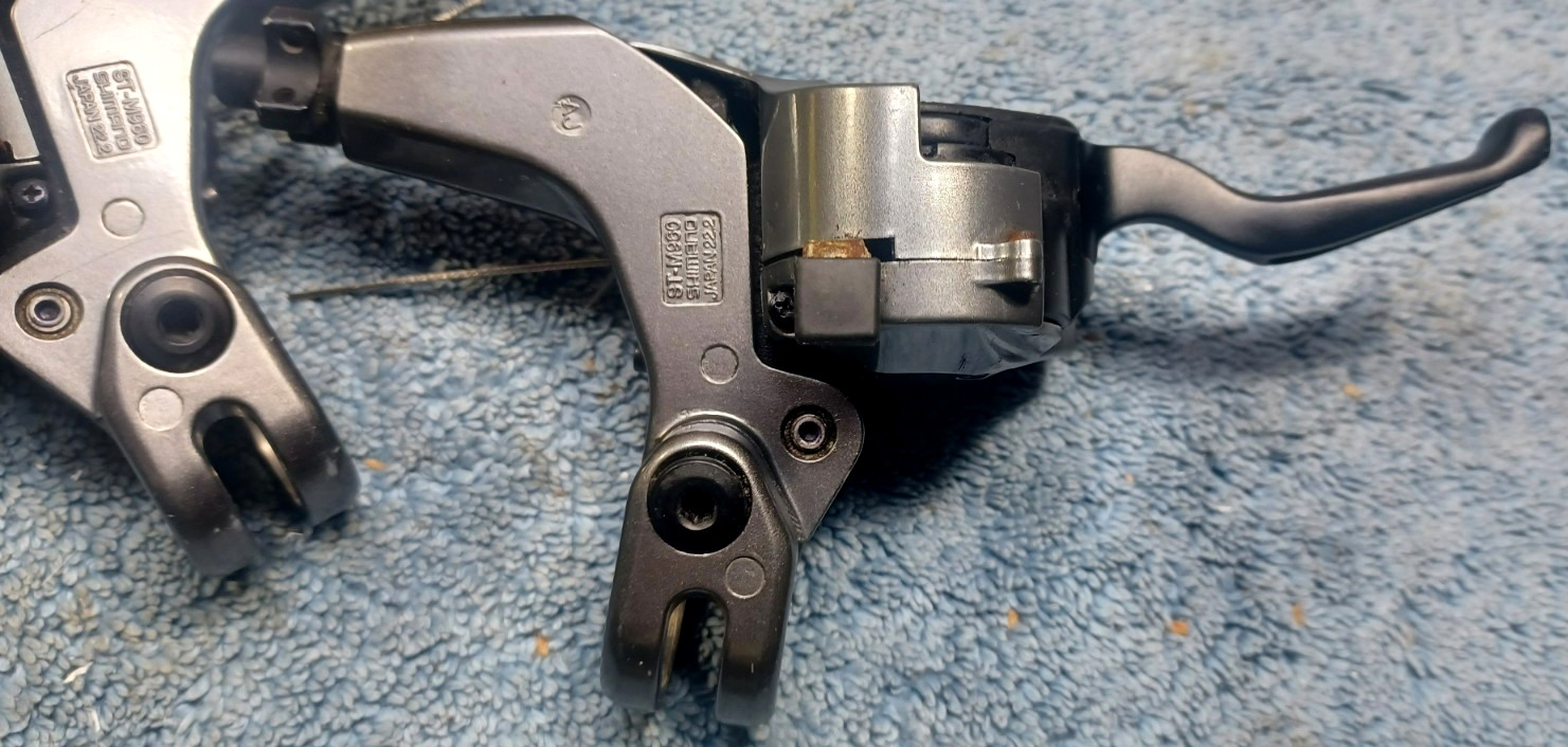 used, Shimano XTR ST-M960 Integrated 3×9, Bicycle trigger shifters/brake levers