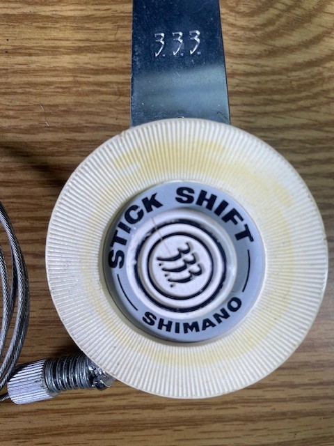 Vintage Shimano Stick Shift 3 Speed Shifter Muscle Bike 333 – White