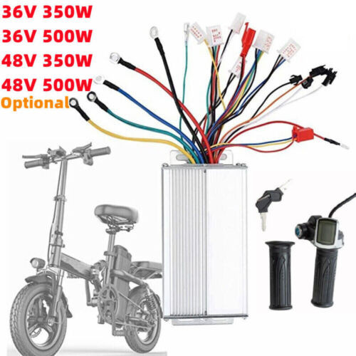 350W500W 36/48V E-bike Scooter DC Motor Brushless Speed Controller Throttle Grip