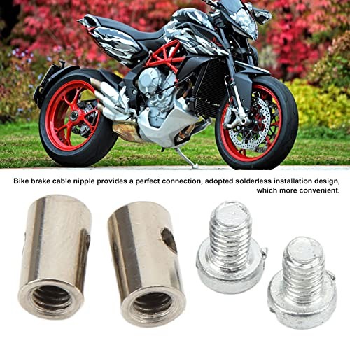 Motorcycle Throttle Screw Cable Ends, 6mm/0.2in Brake Lever Repair Cable
