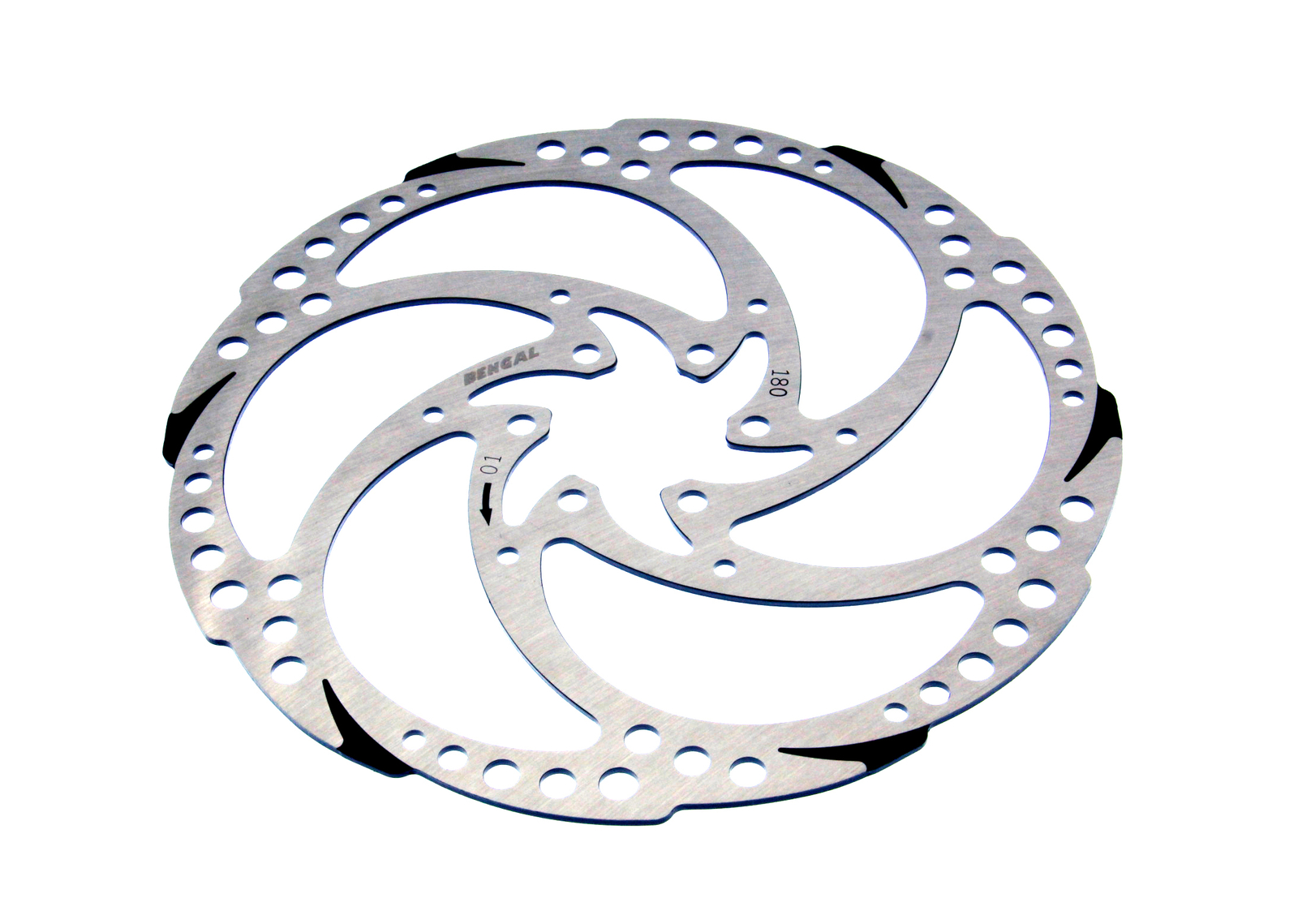 Bengal Wave 6 Biking Disc Brake Rotor For Mountain eBike Cx Gravel Use 180MM 7″