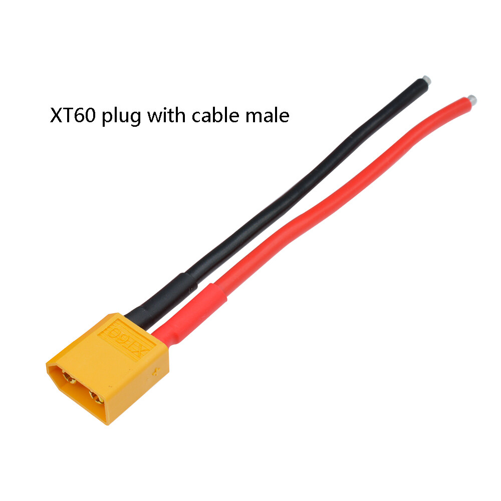 Adapter with Cable Anderson/XT60/XT90/Bullet Plug Cable for Ebike Battery