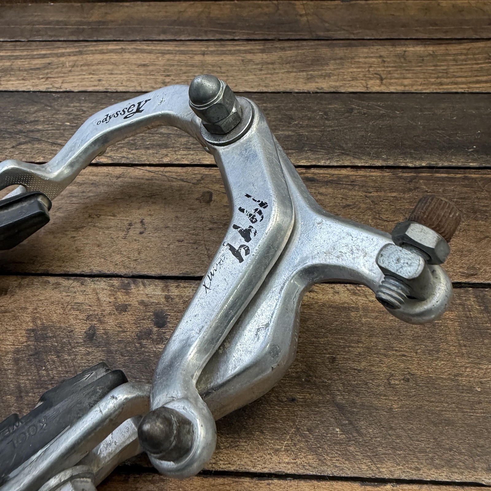 Vintage Odyssey 1999 BMX Caliper Brake 1985 Bear Stamp Silver Old School USA Bik