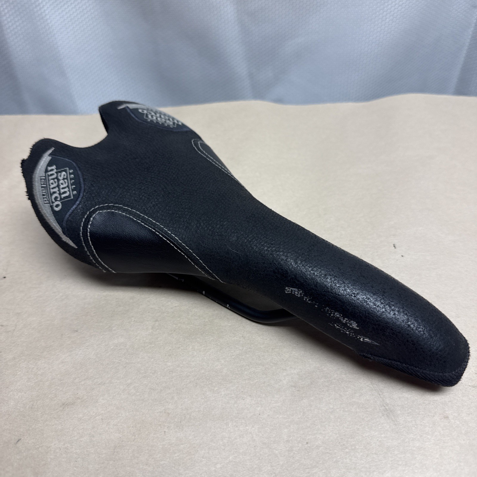 Black Selle San Marco Island Ponza Lux Bicycle Saddle Italy Carbon Steel 40