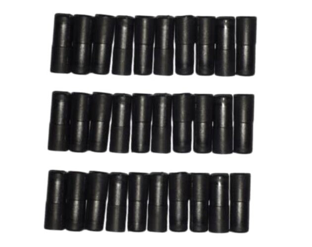 5mm X 50ft Bicycle/Bike Lined Brake Cable Housing with 30Pcs Cable End Caps,