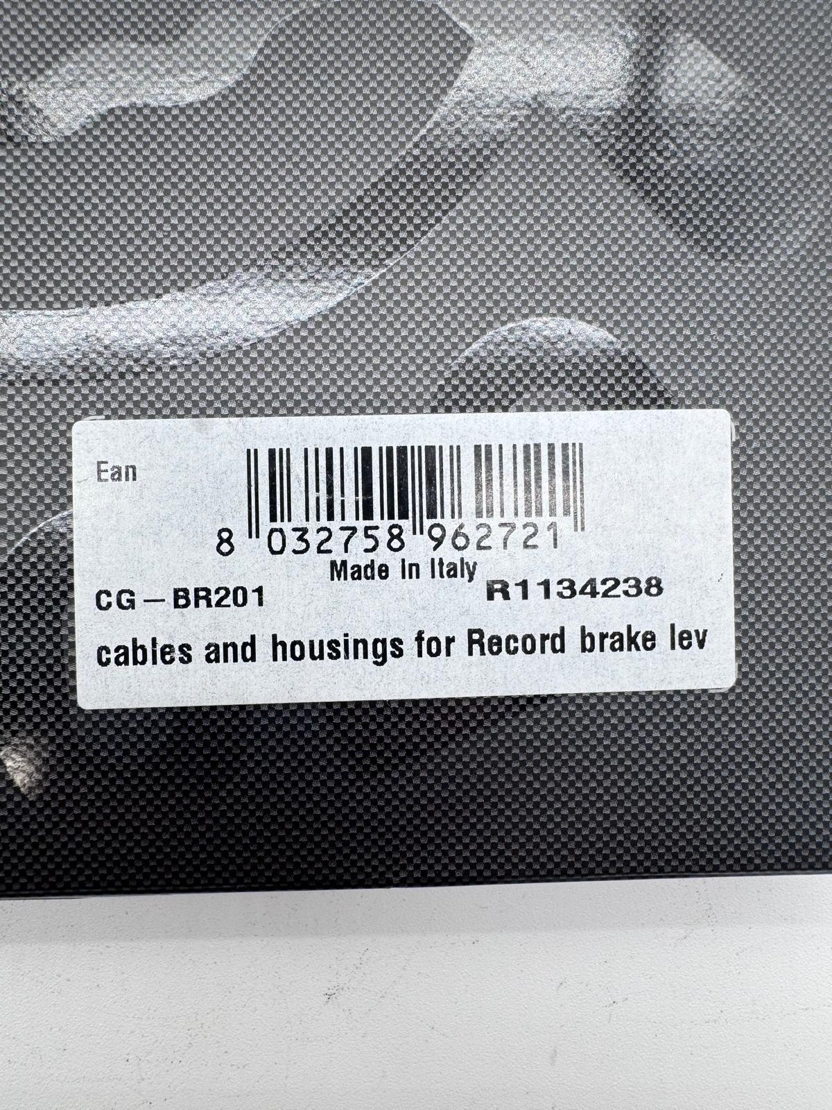 Campagnolo Record 11 Cable Kit Black, CG-BR20 Ultra Shift EP Cables & Housing