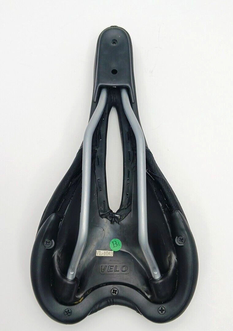 Velo Skye Bicycle Cut-Out Saddle, CR-MO Rails, 245grams, 134mm Width, 267mm Long