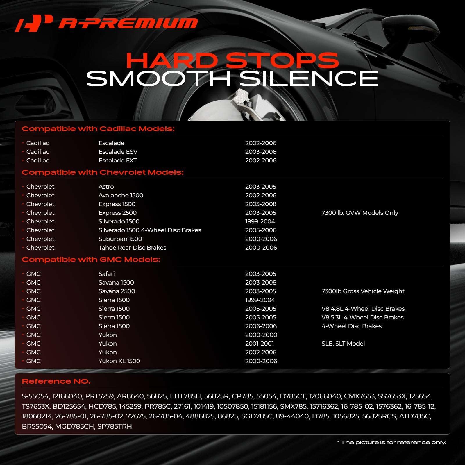 A-Premium 12.01 Inch 305Mm Front Drilled And Slotted Disc Brake Rotors