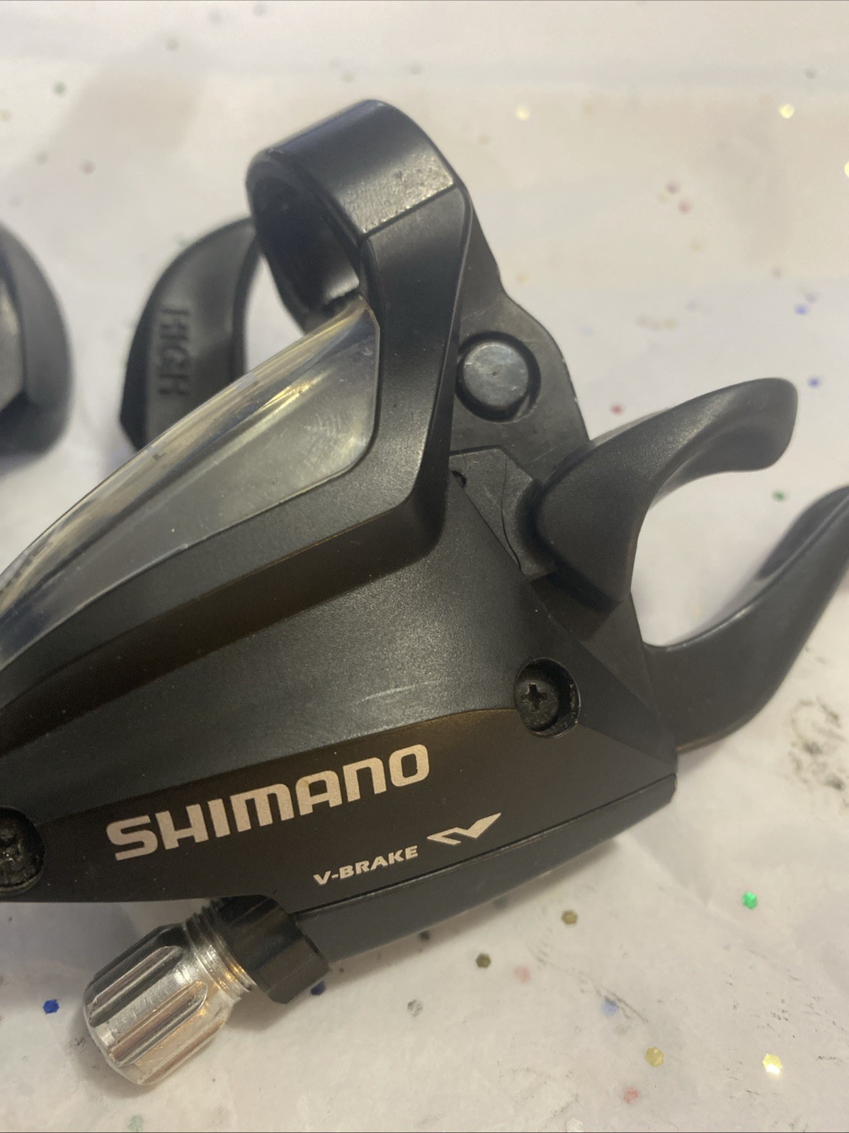 Shimano 3×7 Speed V-Brake Levers & Shifter ST-EF51-7R / ST-EF51-L Black