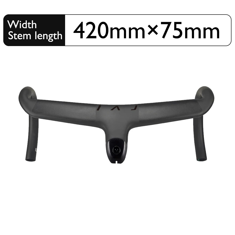 6 Degree Stem 75-135mm Carbon Fiber Road Bike Handlebar for Computer Stand