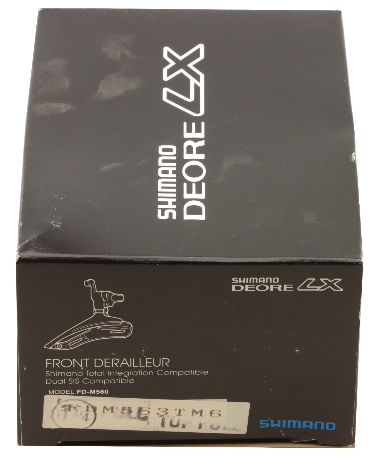 Shimano Deore LX FD-M563 Front Derailleur 8/7s Clamp-On 31.8mm TOP PULL NOS