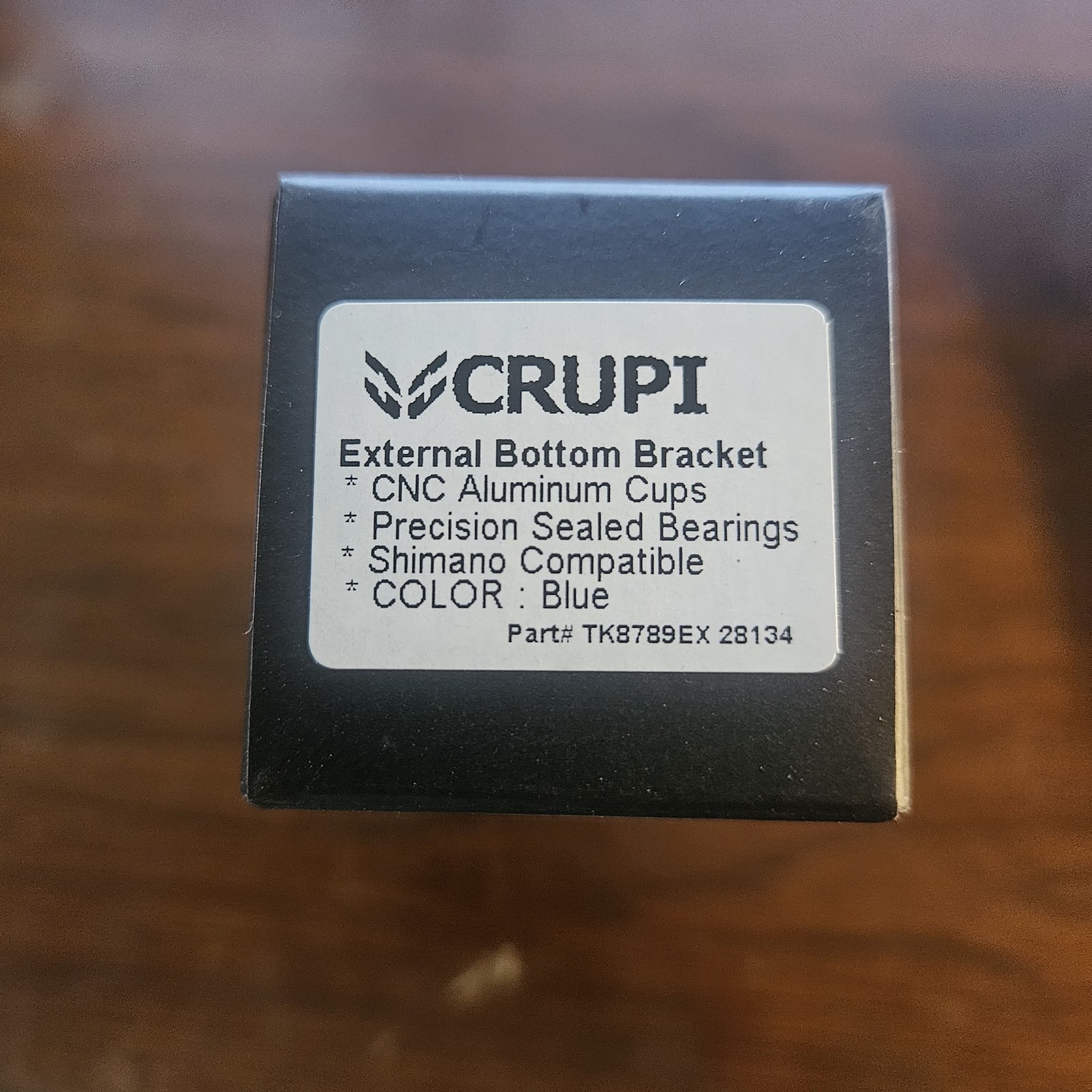Crupi Sealed – External BSA 1.37″ x 24T (Blue) fits (68mm or 73mm shell) – New