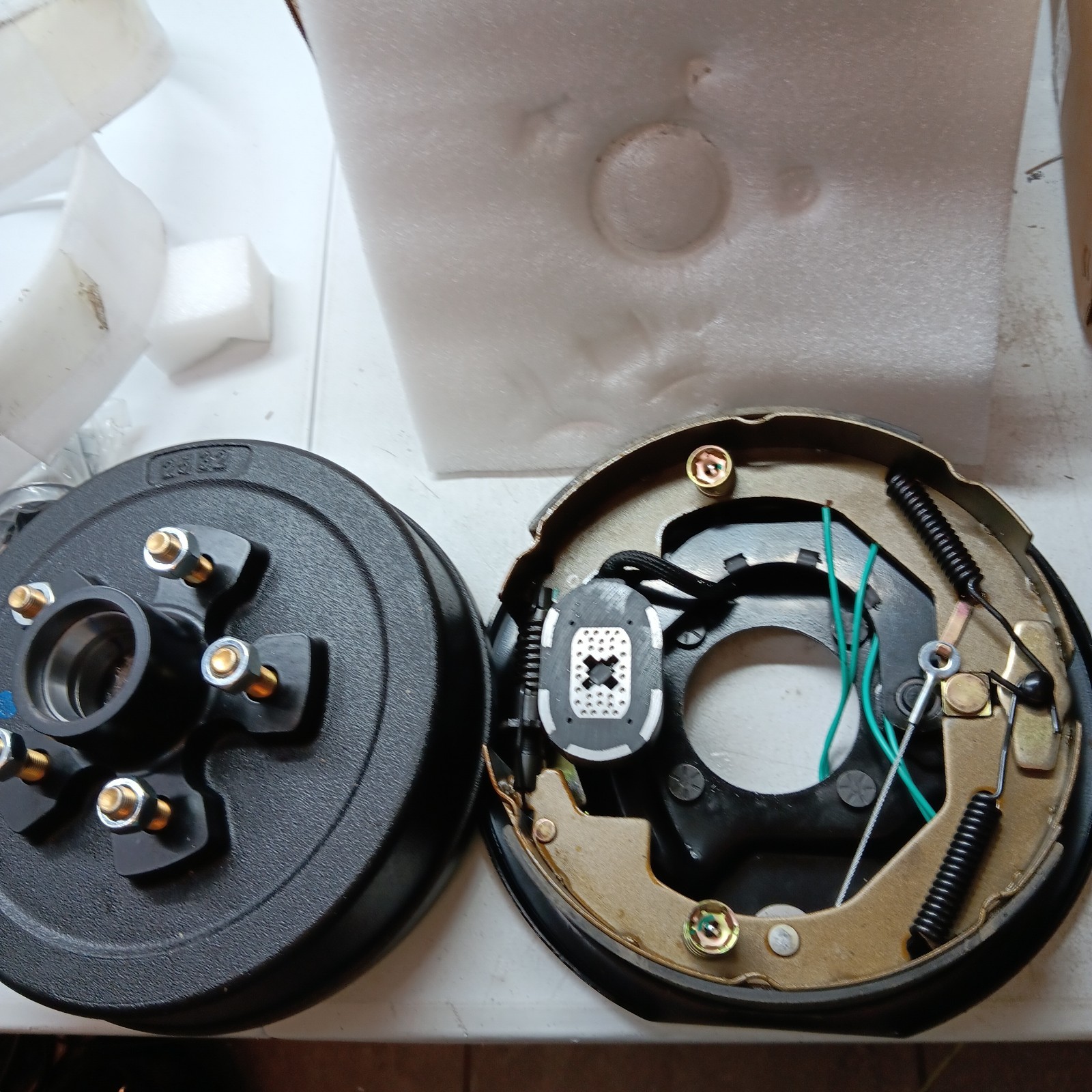 10″ x 2″ Trailer Brakes Drum Kit,5 on 4.5″ Trailer Brakes Kit for 3500lbs NEW