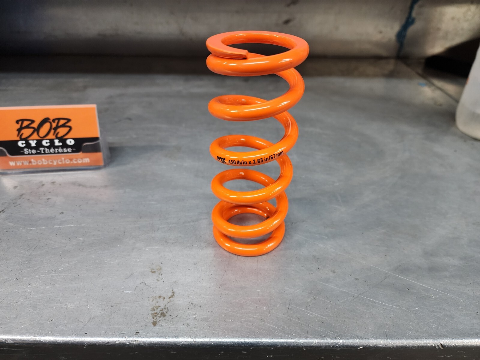 Fox rear shock spring 450lb/in x 2.65in/67mm
