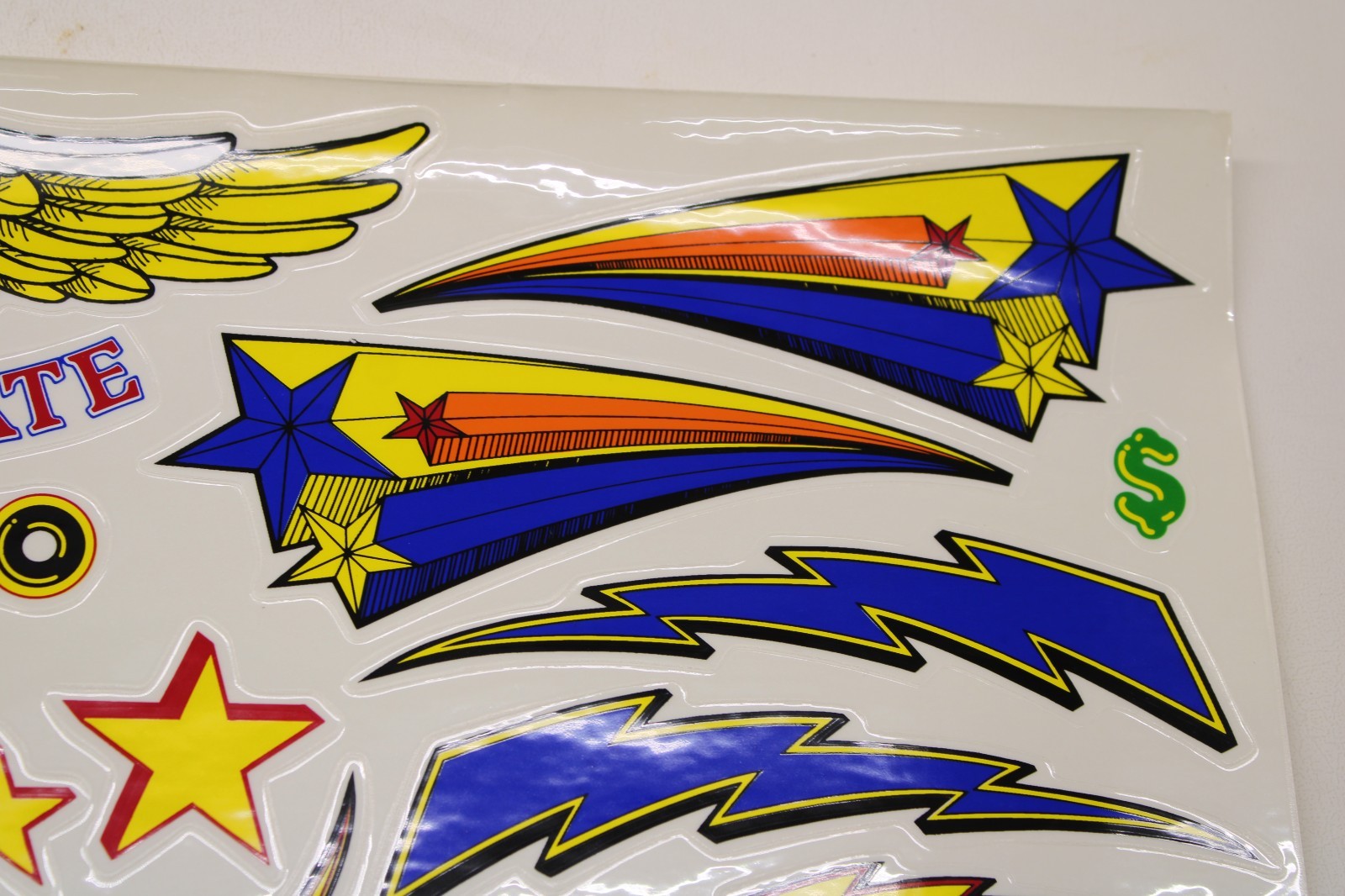 NOS OLD SCHOOL BMX PROTO PLATE STICKER DECAL SHEET LOT OF (20)