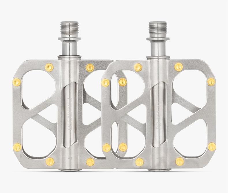 Promend Ultralight Titanium Alloy Bicycle Pedals MTB Road Bike Pedals 3 Bearings