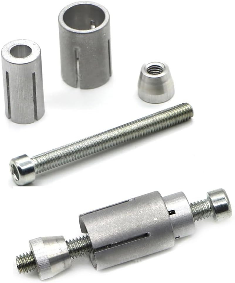 2 Pack Motorcycle Bar End Mounting Screw Set Universal 13Mm-24Mm Handlebar Expan
