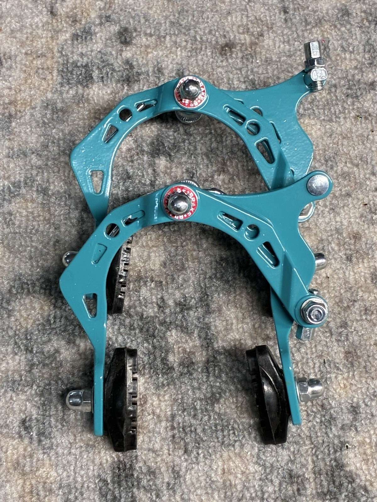 Hard Luck Bmx Ladder Bar Caliper Brake set Front/Rear Teal Old School Bmx