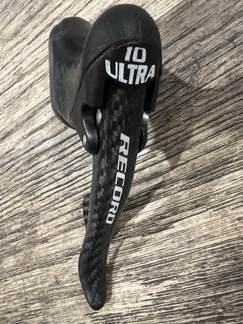 Campagnolo Record Carbon 10 speed Ultra right side Ergopower lever-broken body