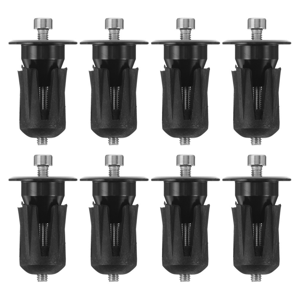 4 Pairs Bicycle Handlebar End Caps Aluminum Alloys Bike Handlebars