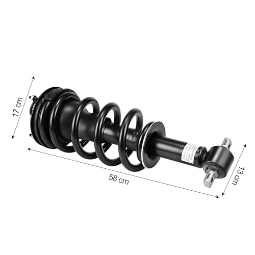 Front Pair Shock Absorber Struts 1 Pair Front Shock Struts 2015-2020 Black