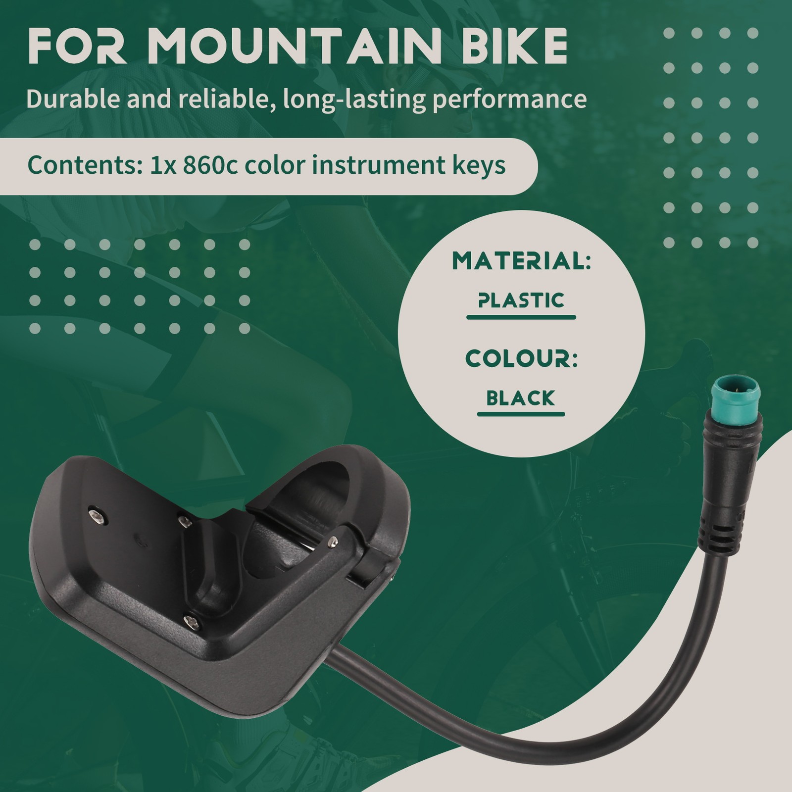 For Mid Drive Motor 5Pin 860C LCD Color Display Key for Mid Motor9995