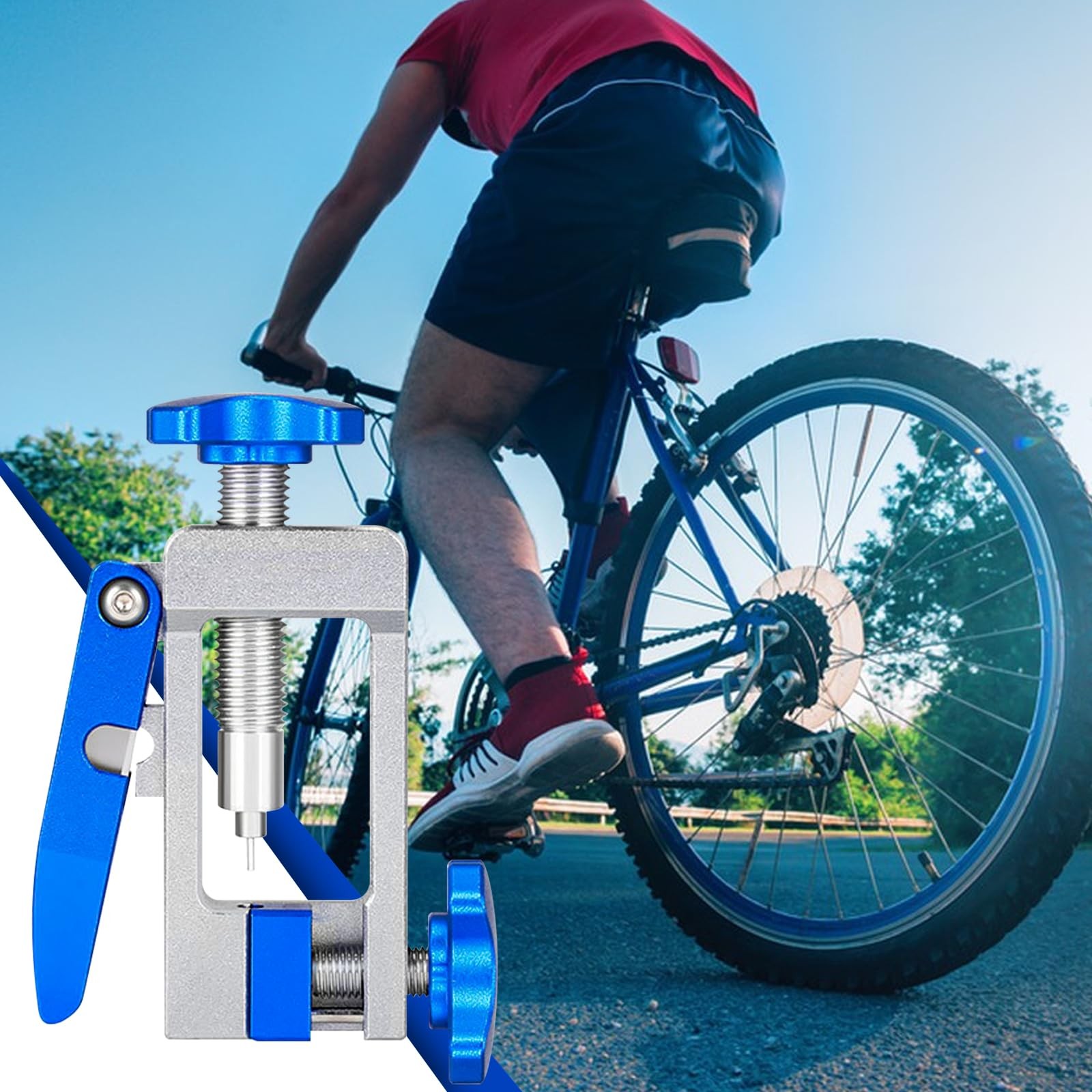 SYWAN Bike Hydraulic Brake Tool Kit, Hose Cutter 2 in Blue-1