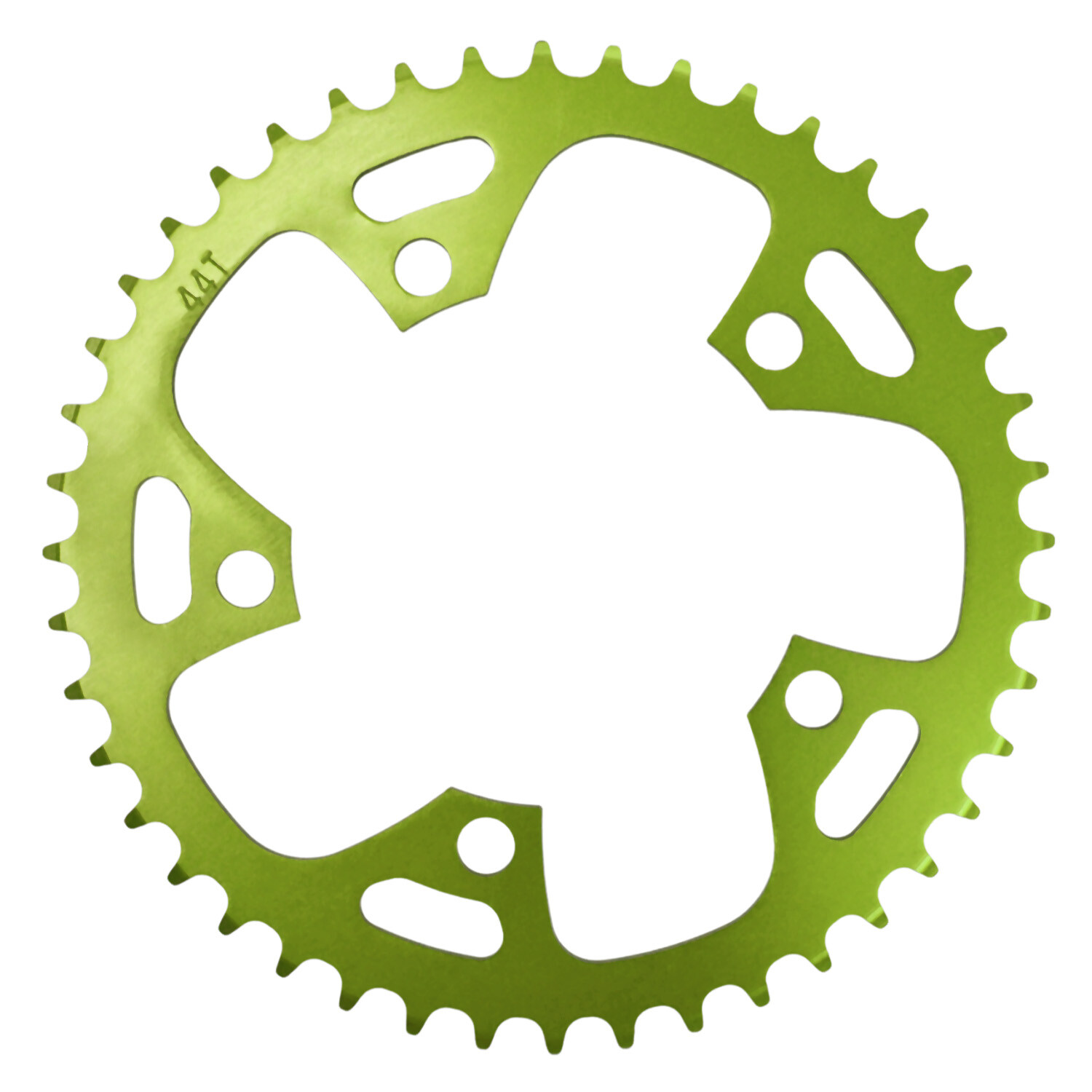WFS Pulsar Chainring 44T 1/8″ 110mm Old School BMX Single Speed Fixie , Green